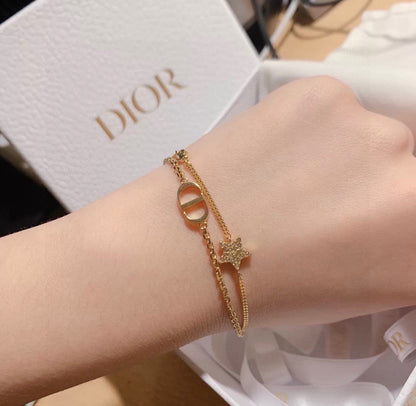 Dior Double Chain Bracelet