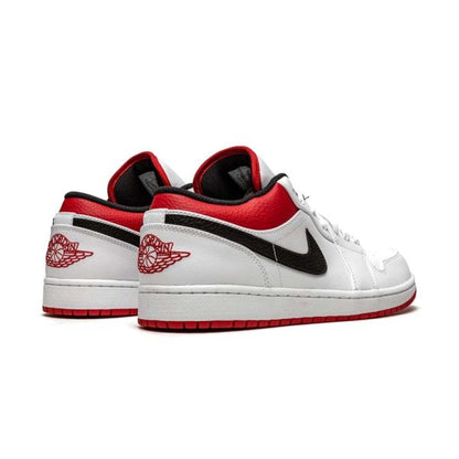 AIR JORDAN 1 LOW White University Red Black