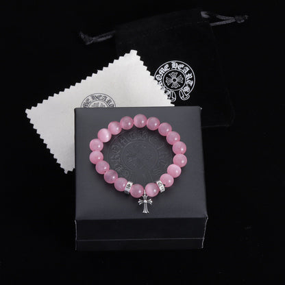 Chrome Hearts Cross Heart Bracelet